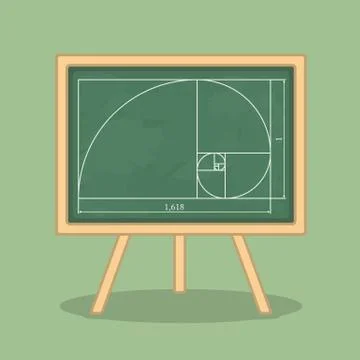 Golden Ratio Illustrazione stock