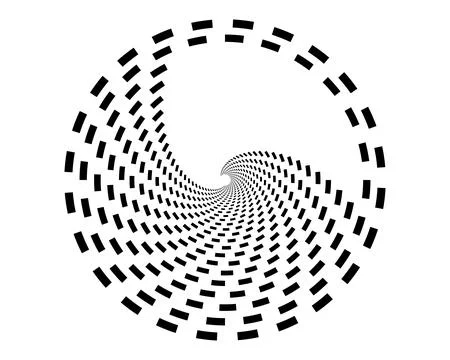 Golden ration fibonacci pattern for logo icon background web graphic tattoo. Illustrazione stock
