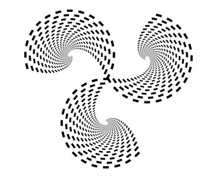 Golden ration fibonacci pattern for logo icon background web graphic tattoo. Illustrazione stock