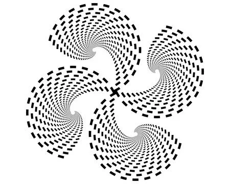 Golden ration fibonacci pattern for logo icon background web graphic tattoo. Illustrazione stock