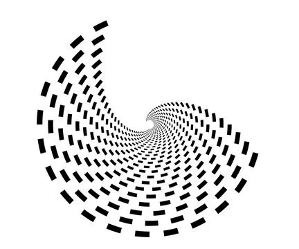 Golden ration fibonacci pattern for logo icon background web graphic tattoo. Illustrazione stock