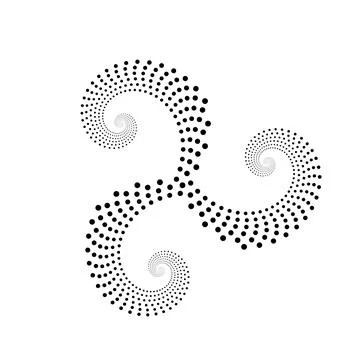Golden ration fibonacci pattern for logo icon background web graphic tattoo. Stock Illustration