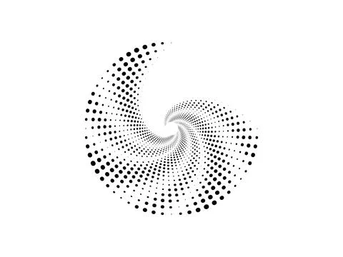 Golden ration fibonacci pattern for logo icon background web graphic tattoo. Illustrazione stock