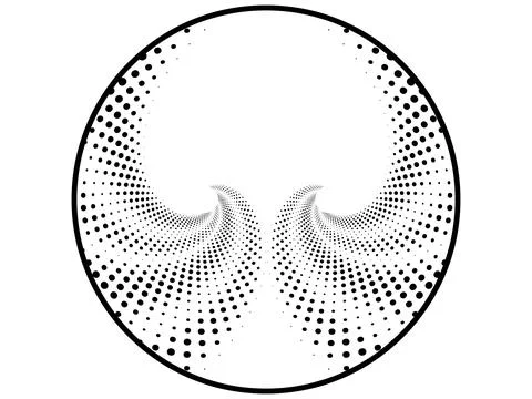 Golden ration fibonacci pattern for logo icon background web graphic tattoo. Illustrazione stock