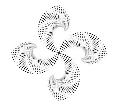 Golden ration fibonacci pattern for logo icon background web graphic tattoo. Illustrazione stock
