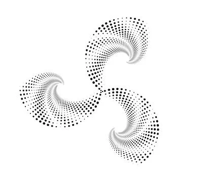 Golden ration fibonacci pattern for logo icon background web graphic tattoo. Stock Illustration