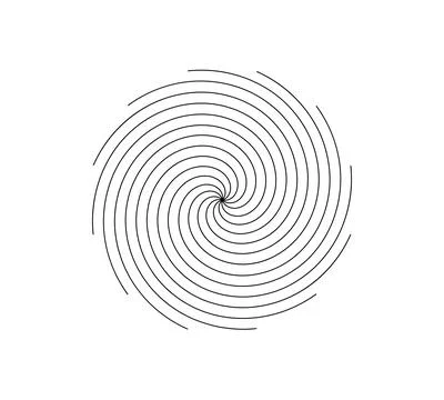 Golden ration fibonacci pattern for logo icon background web graphic tattoo. Illustrazione stock