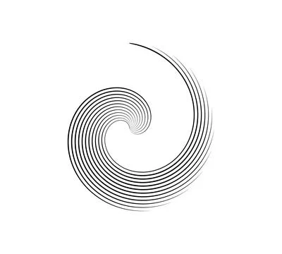 Golden ration fibonacci pattern for logo icon background web graphic tattoo. Illustrazione stock