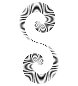 Golden ration fibonacci pattern for logo icon background web graphic tattoo. Illustrazione stock