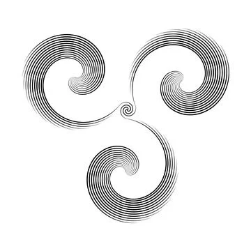 Golden ration fibonacci pattern for logo icon background web graphic tattoo. 스톡 일러스트