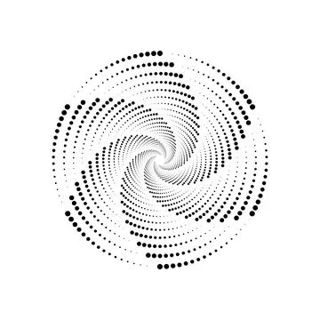 Golden ration fibonacci pattern for logo icon background web graphic tattoo. Illustrazione stock
