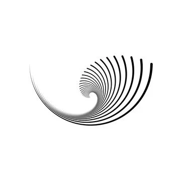 Golden ration fibonacci pattern for logo icon background web graphic tattoo. Illustrazione stock