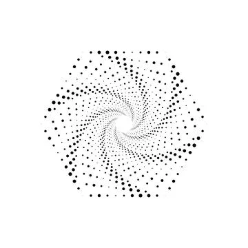 Golden ration fibonacci pattern for logo icon background web graphic tattoo. Illustrazione stock