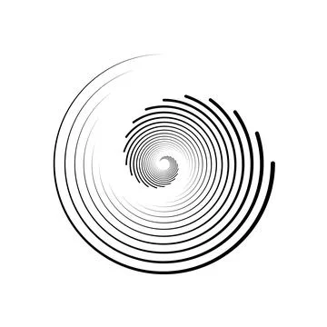 Golden ration fibonacci pattern for logo icon background web graphic tattoo. Stock Illustration