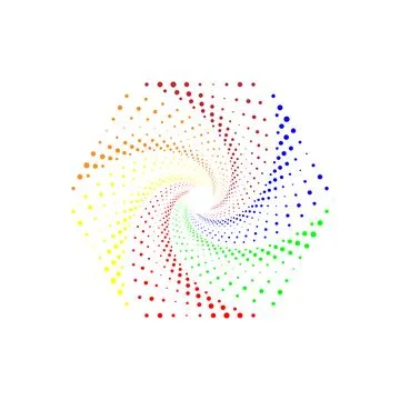 Golden ration fibonacci pattern for logo icon background web graphic tattoo. Stock Illustration
