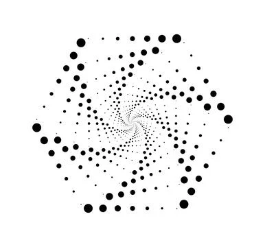 Golden ration fibonacci pattern for logo icon background web graphic tattoo. 스톡 일러스트