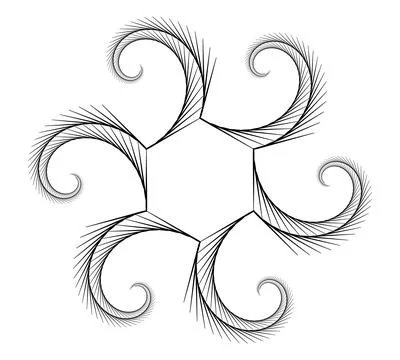Golden ration fibonacci pattern for logo icon background web graphic tattoo. 스톡 일러스트