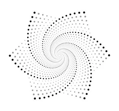 Golden ration fibonacci pattern for logo icon background web graphic tattoo. Stockillustratie