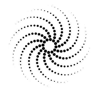 Golden ration fibonacci pattern for logo icon background web graphic tattoo. Stockillustratie