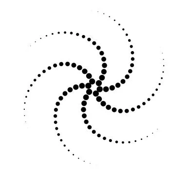 Golden ration fibonacci pattern for logo icon background web graphic tattoo. Stockillustratie