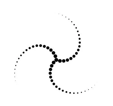 Golden ration fibonacci pattern for logo icon background web graphic tattoo. Stock Illustration