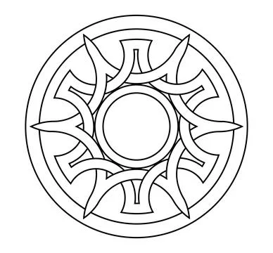 Golden ration fibonacci pattern for logo icon background web graphic tattoo. Stockillustratie