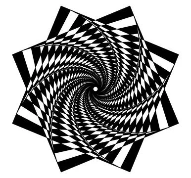 Golden ration fibonacci pattern for logo icon background web graphic tattoo. Stock Illustration