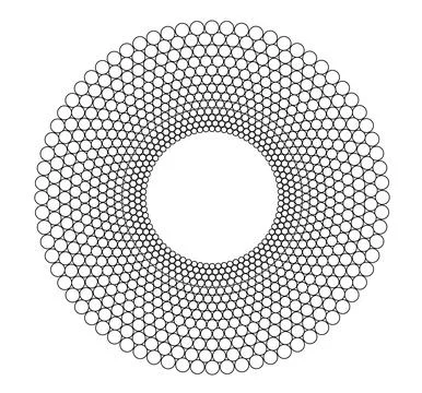 Golden ration fibonacci pattern for logo icon background web graphic tattoo. Stock Illustration