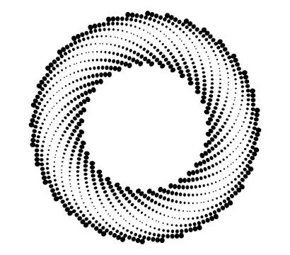 Golden ration fibonacci pattern for logo icon background web graphic tattoo. Stock Illustration