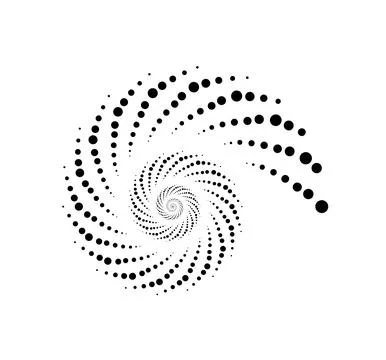 Golden ration fibonacci pattern for logo icon background web graphic tattoo. Stock Illustration