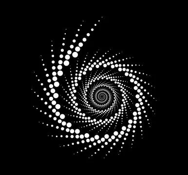 Golden ration fibonacci pattern for logo icon background web graphic tattoo. Stock Illustration