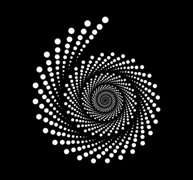 Golden ration fibonacci pattern for logo icon background web graphic tattoo. Stock Illustration