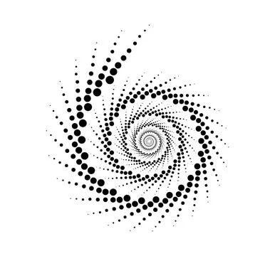 Golden ration fibonacci pattern for logo icon background web graphic tattoo. Stock Illustration