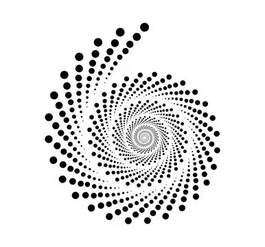 Golden ration fibonacci pattern for logo icon background web graphic tattoo. Stock Illustration