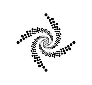 Golden ration fibonacci pattern for logo icon background web graphic tattoo. Stock Illustration