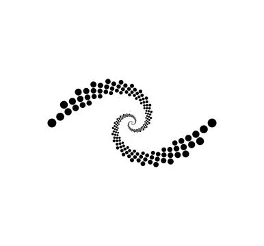 Golden ration fibonacci pattern for logo icon background web graphic tattoo. Stock Illustration