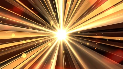 Golden Rays Blast Loop Stock Footage 166462847