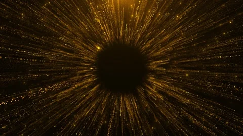 Golden rays explode Burst from Center from dark center, creating stunning 스톡 동영상 314202070