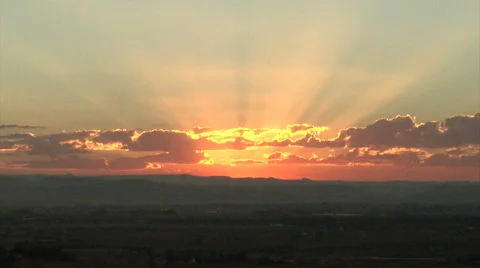 Golden Rays Stock Footage 54746865