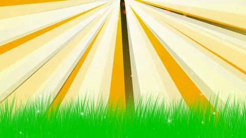 Golden rays Stock Footage 124403632