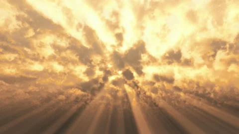 Golden rays Stock Footage 160585040