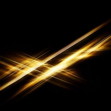 Golden rays Stock Illustration