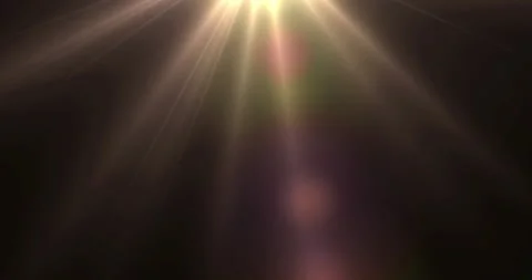 Golden rays light leaks and lens flare overlays, cool warm gold tint color Stock Footage 291837767