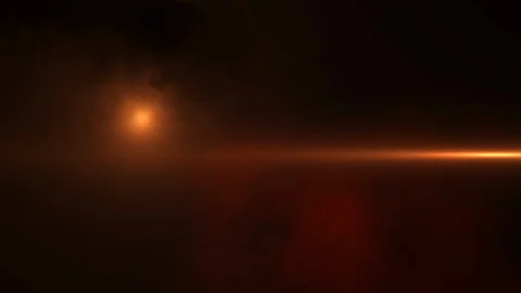 Golden Rays of light on the slowly floating red smoke  background. Stock-Footage 123239968