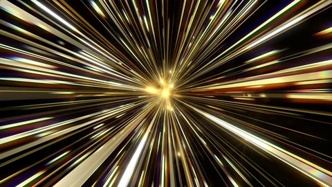 Golden Rays Stage Stock Footage 76679700