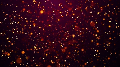 Golden red glow particles flicker and float in viscous liquid with amazing bokeh Vídeos de archivo 136589498