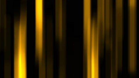 Golden reflections of light on a black background. Gold vertical stripes shimmer Stock Footage 235265146