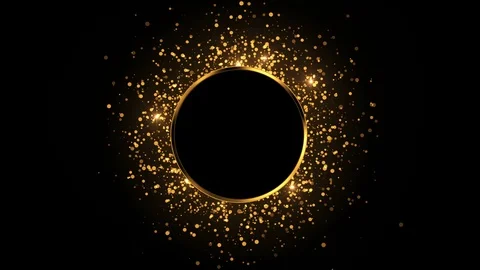 golden ring background Stock Video Pond5