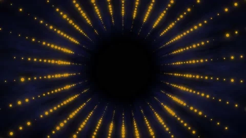Golden Ring Tunnel Seamless Loop Rings Type 01 Stock Footage 207784324