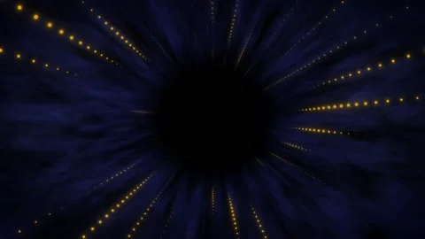 Golden Ring Tunnel Seamless Loop Tunnel Type 01 Stock Footage 207791250